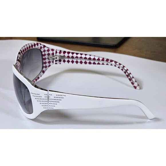 EMPORIO ARMANI RIMMED WHITE WRAP SUNGLASSES EA 9243/S CVBLF 61-16 115 - Picture 14 of 14